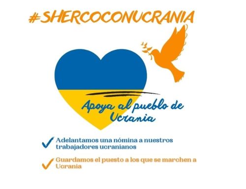 Grupo Sherco con el pueblo de Ucrania